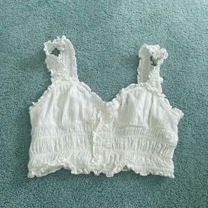 Bershka M cropped tank top! Barely Worn, great condition! Runs small